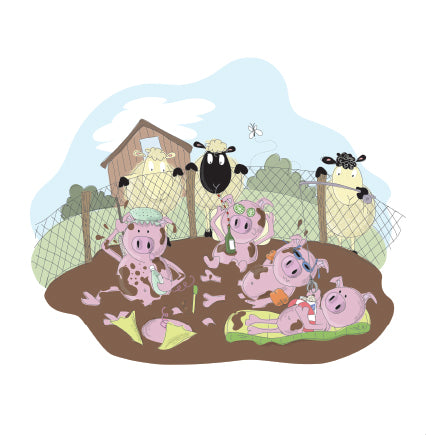 4 x Premium 'Animal Antics' Cards