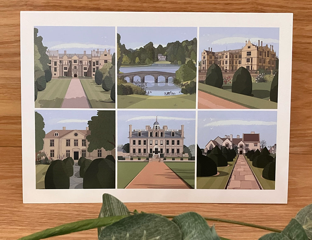* NEW * 5 x Premium Beautiful Places Cards