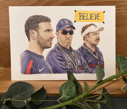 4 x 'Believe' A5 Card