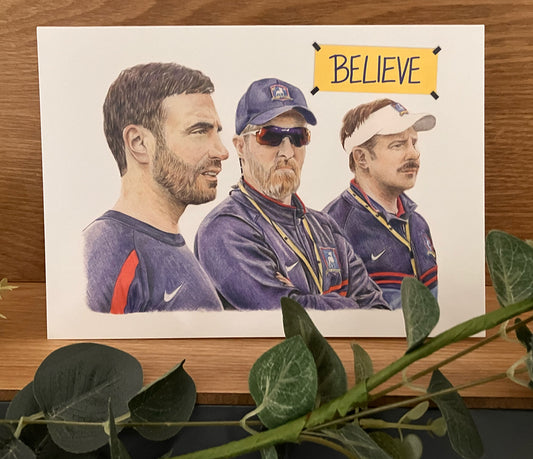 4 x 'Believe' A5 Card