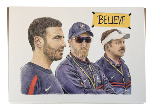 4 x 'Believe' A5 Card